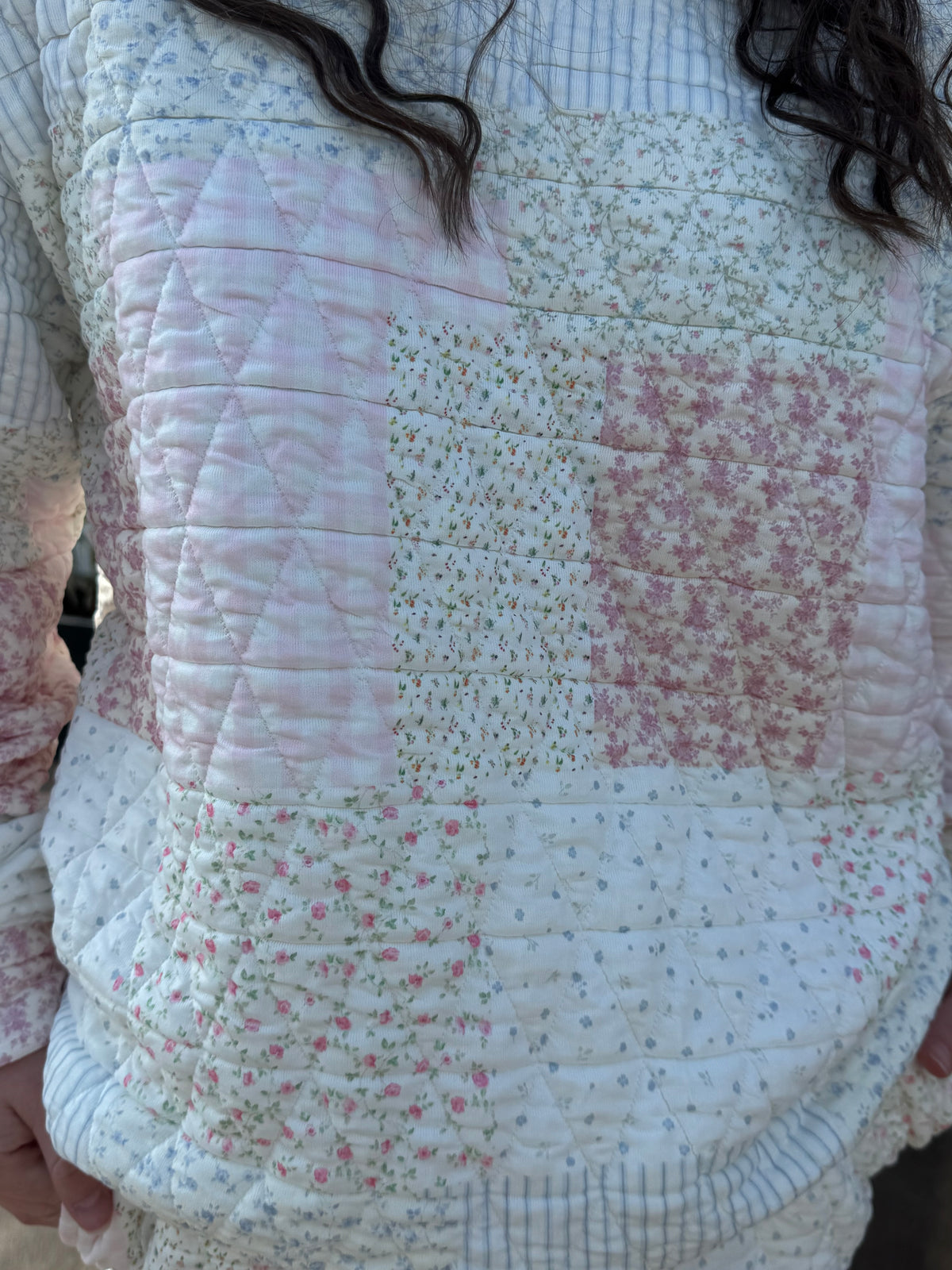 Kelly Quilted Mock Neck Set