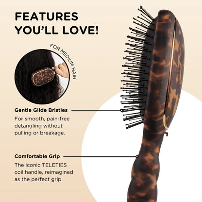 Detangler Hair Brush for Medium Hair – Tortoise