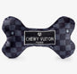 Black Checker Chewy Vuiton Bone