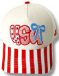 USA Bow Stripe Hat