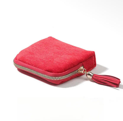 Fringe Zipper Jewelry Organizer