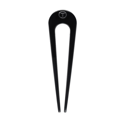 French Hair Pin/ Jet Black