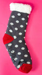 Cozy Cabin Socks- Polka Dot