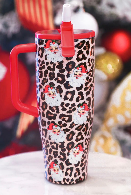 Santa Safari Chic Sleek Tumbler