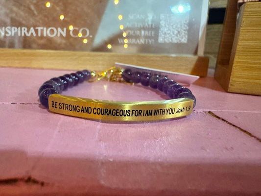Be Strong and Courageous Bracelet