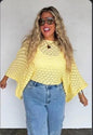 Spring Bell Sleeve OS Yellow