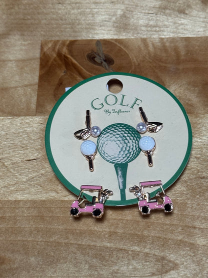 Golf Earrings