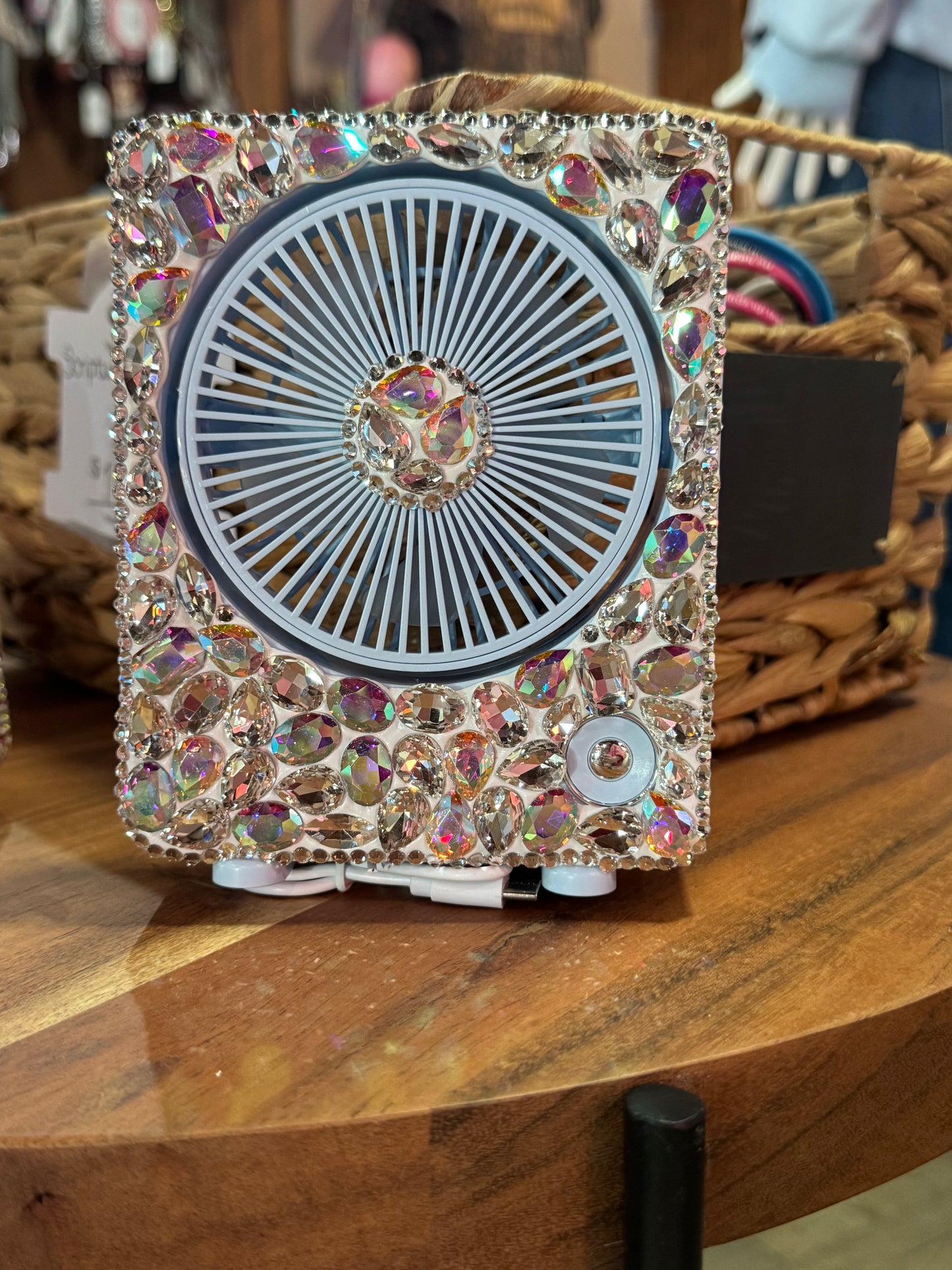 Bedazzle electric fan