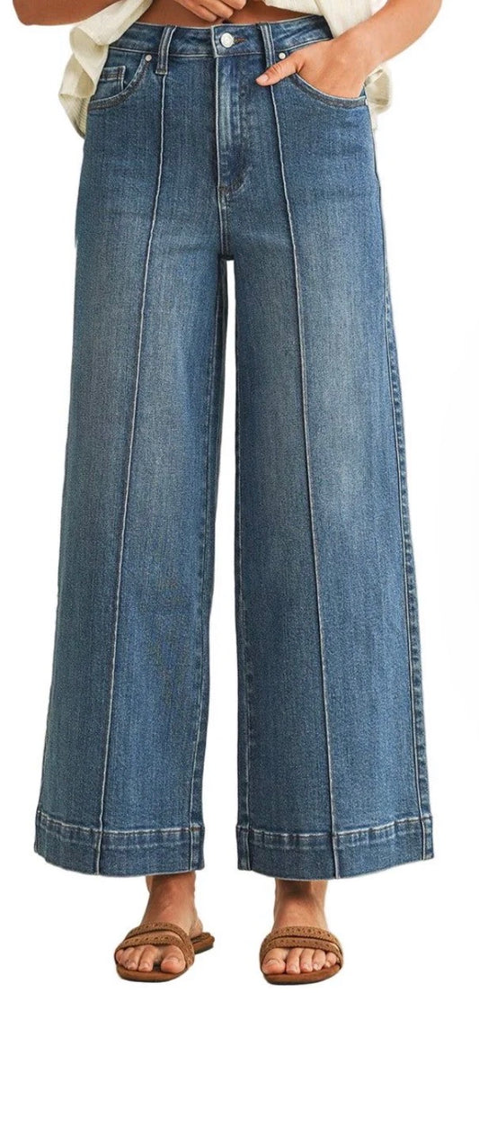 High Rise Wide Leg Jean