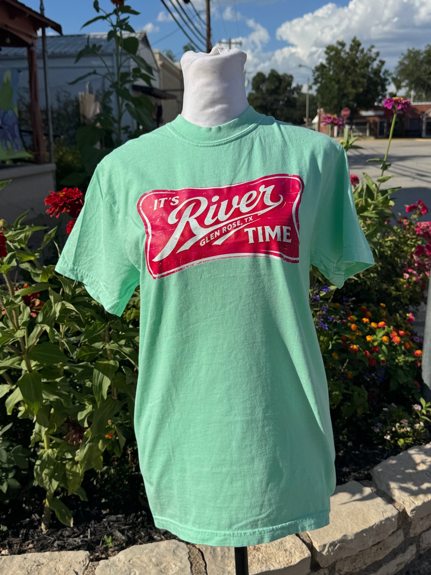 Island Reef It's River Time Glen Rose, TX T-shirt