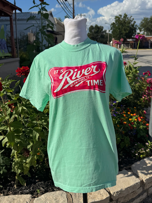Island Reef It's River Time Glen Rose, TX T-shirt