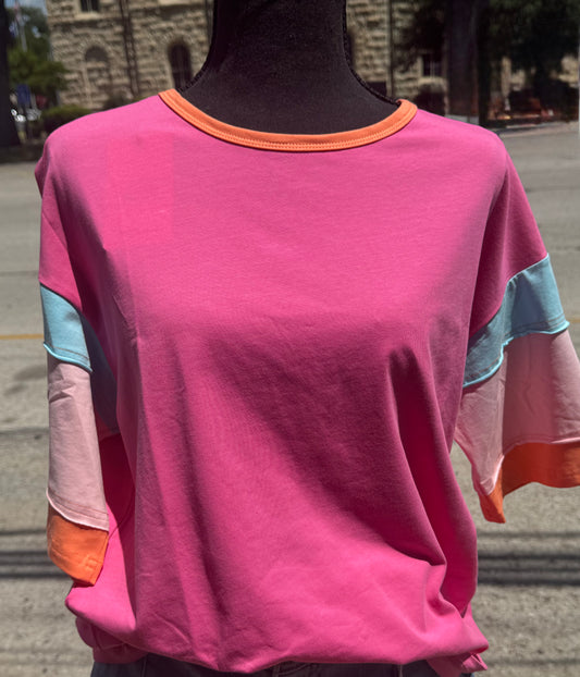 Rose casual loose tshirt