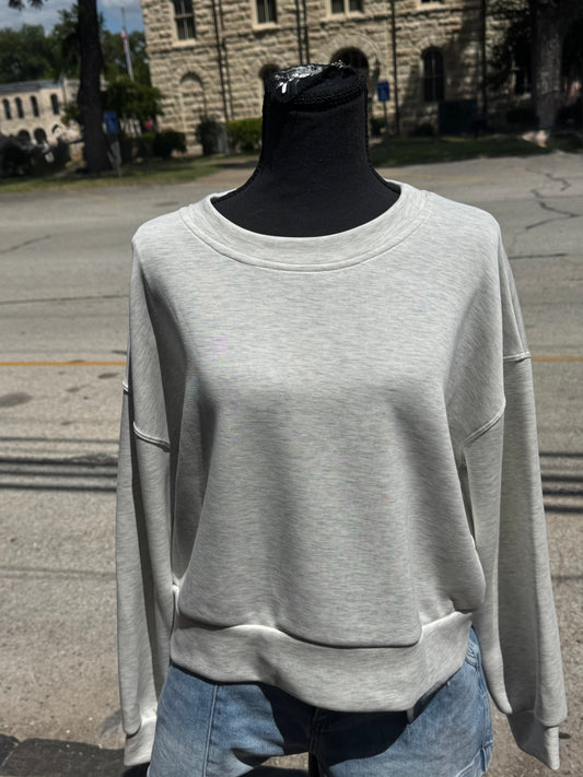 Charlotte Avery light Grey Sweatshirt