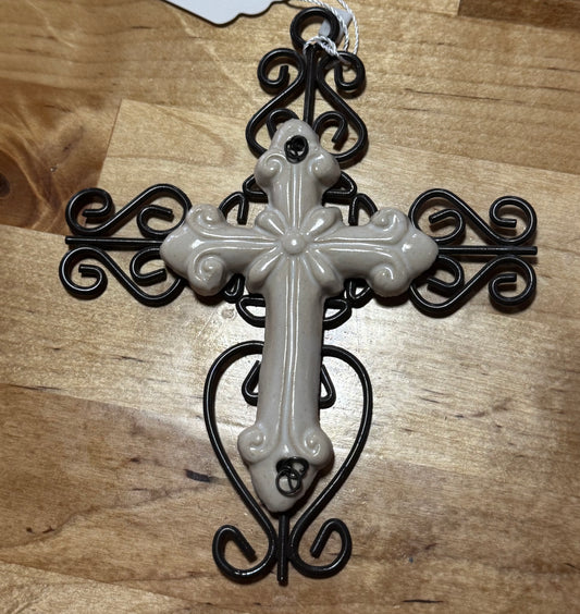 Metal & Ceramic Cross