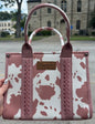 Pink Wrangler Cow purse