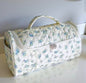 Blue floral Cosmetic Bag