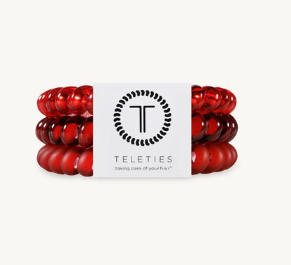 Red carpet ready small hair ties