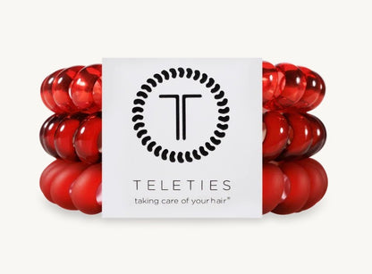 Red carpet ready, large hair ties