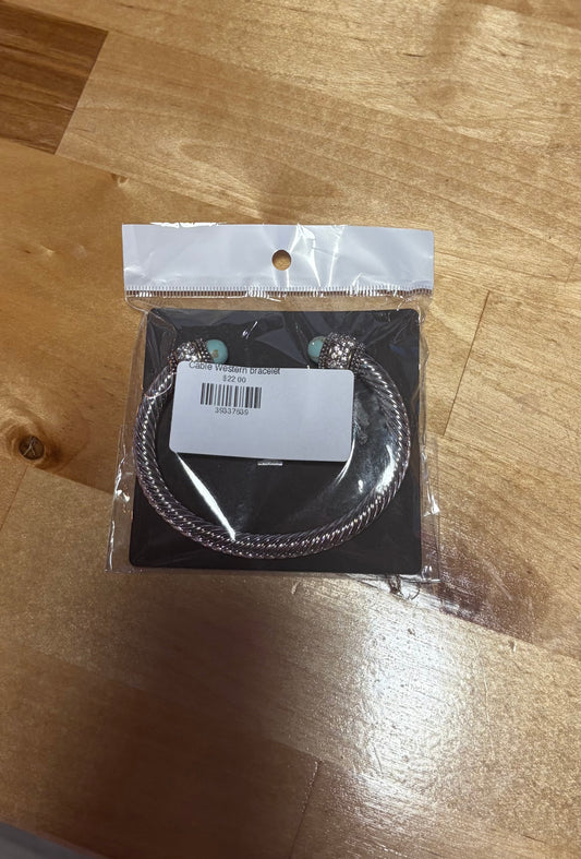 Cable Western bracelet