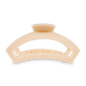 Open Almond Beige Large Claw Clip