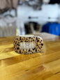 Large Round Flat Clip Blonde Tortoise