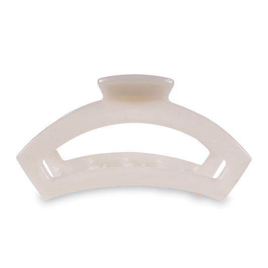 Open Coconut White Large Claw Clip