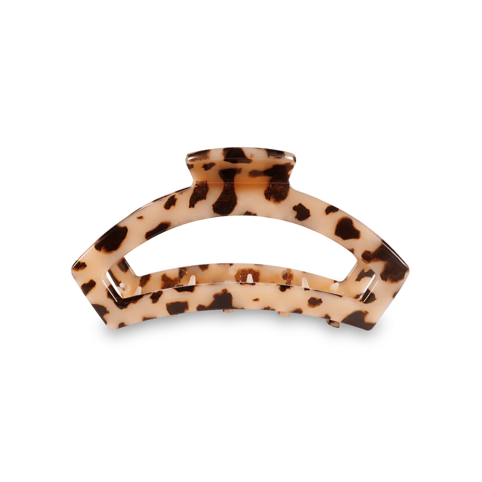 Open Blonde Tortoise Medium Claw Clip