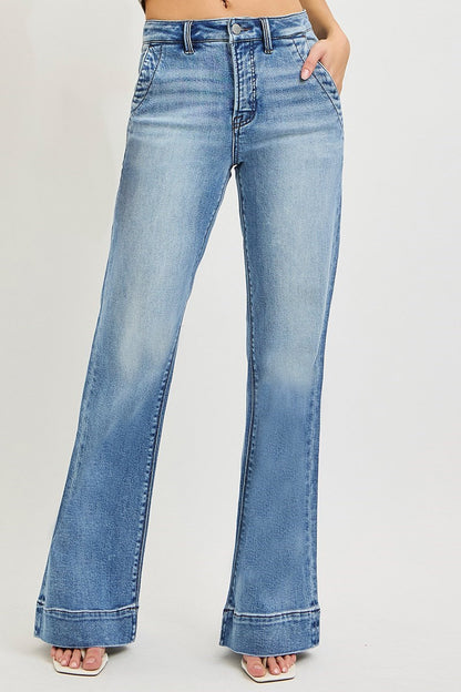 High Rise Flare Jeans