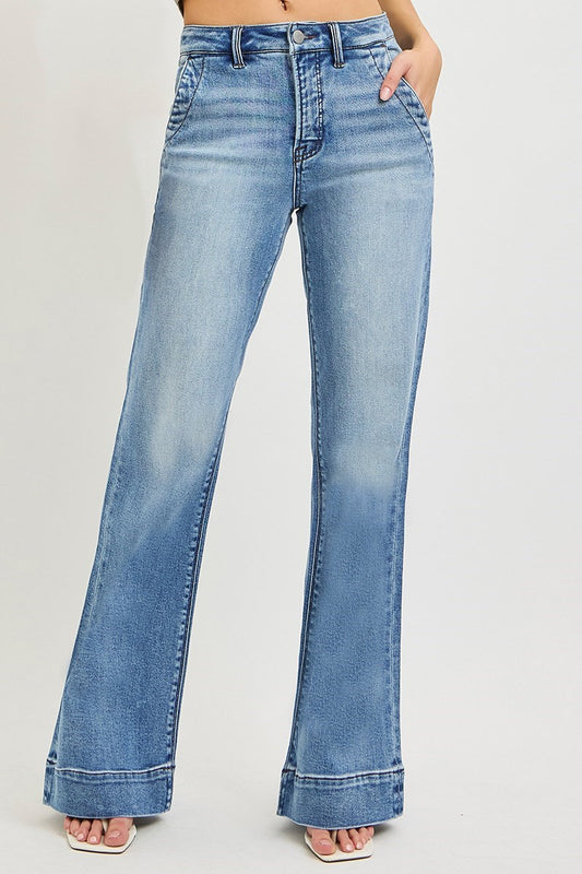 High Rise Flare Jeans
