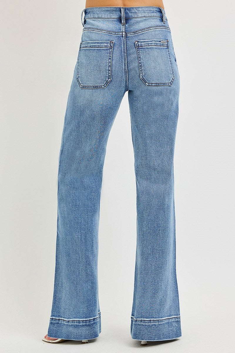 High Rise Flare Jeans