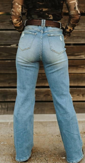 Luck & Blessed Bootcut Jeans