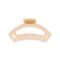Open Almond Beige Small Claw Clip