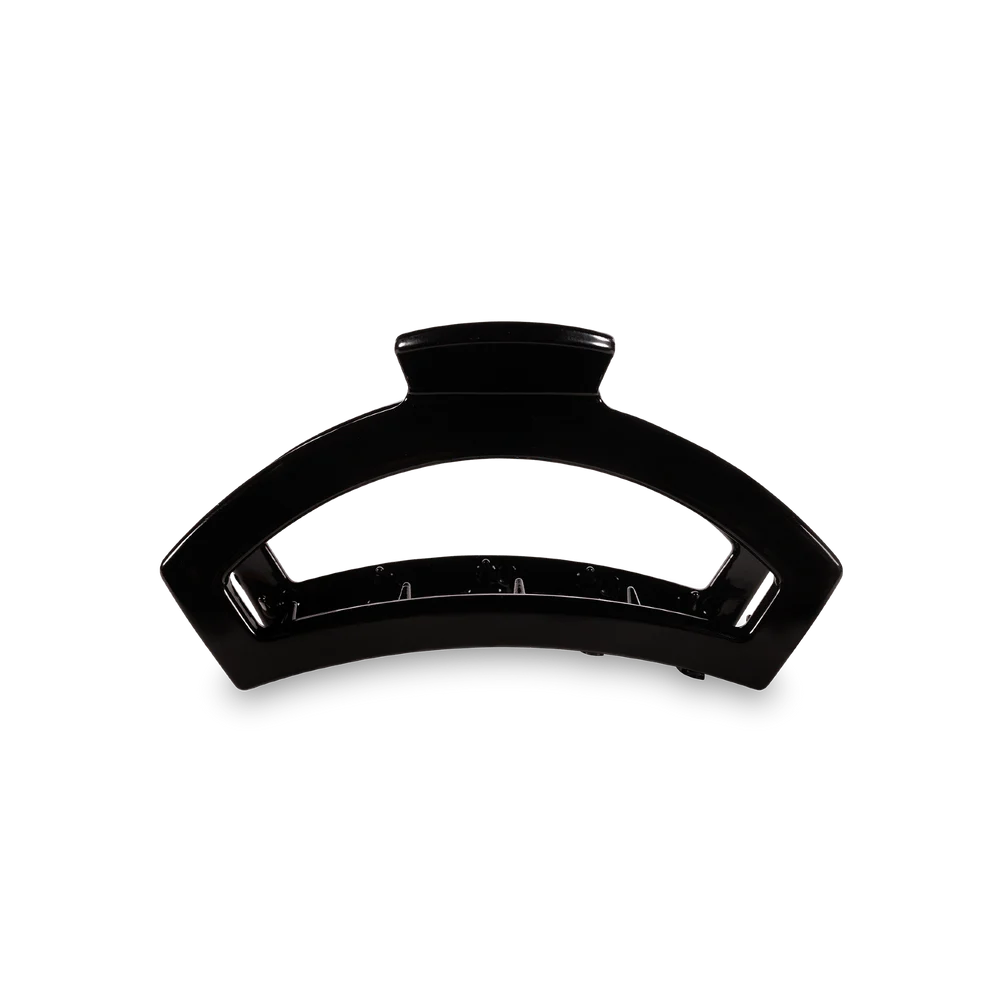Open Jet Black Tiny Claw Clip