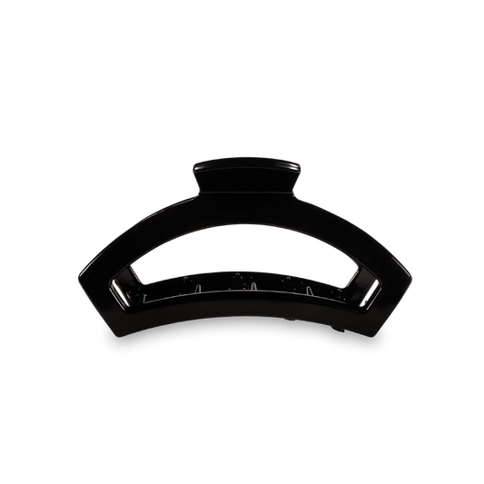Open Jet Black Tiny Claw Clip