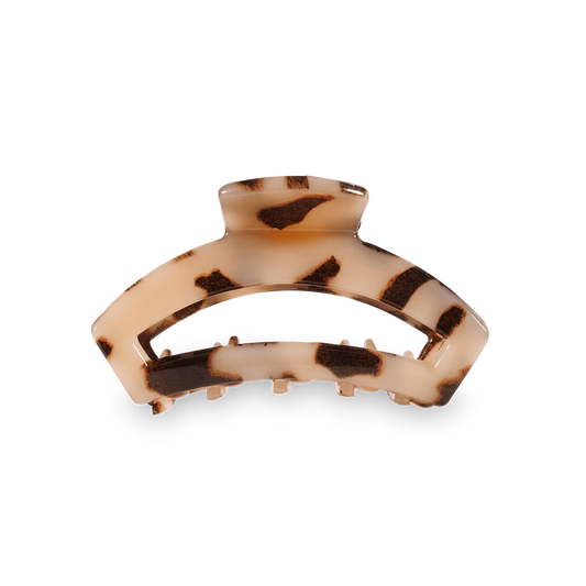 Open Blonde Tortoise Tiny Claw Clip
