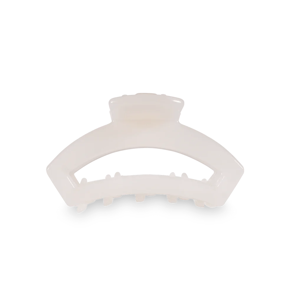 Open Coconut White Tiny Claw Clip