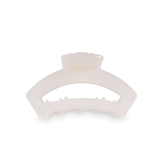 Open Coconut White Tiny Claw Clip