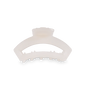 Open Coconut White Tiny Claw Clip