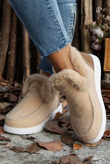 Suede Plush Casual Boots  US10 (CN42)