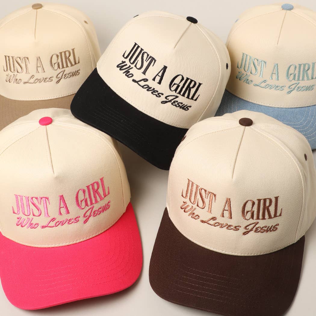 Just A Girl Who Loves Jesus HAT