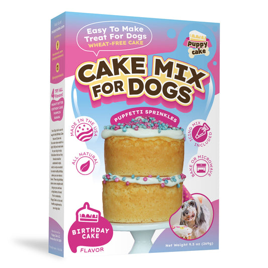 Puppy Cake - Dog Birthday with Pupfetti Sprinkles