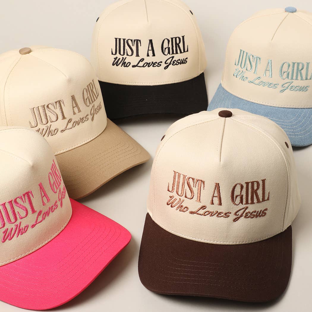 Just A Girl Who Loves Jesus HAT