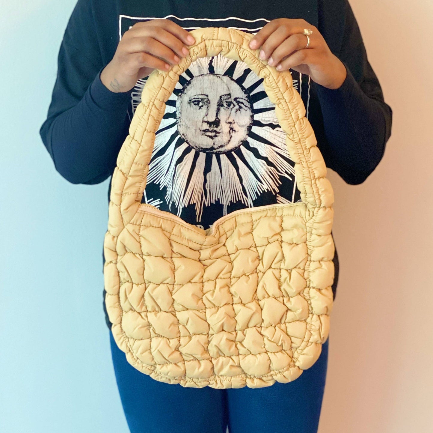 Quilted Bag: Ivory
