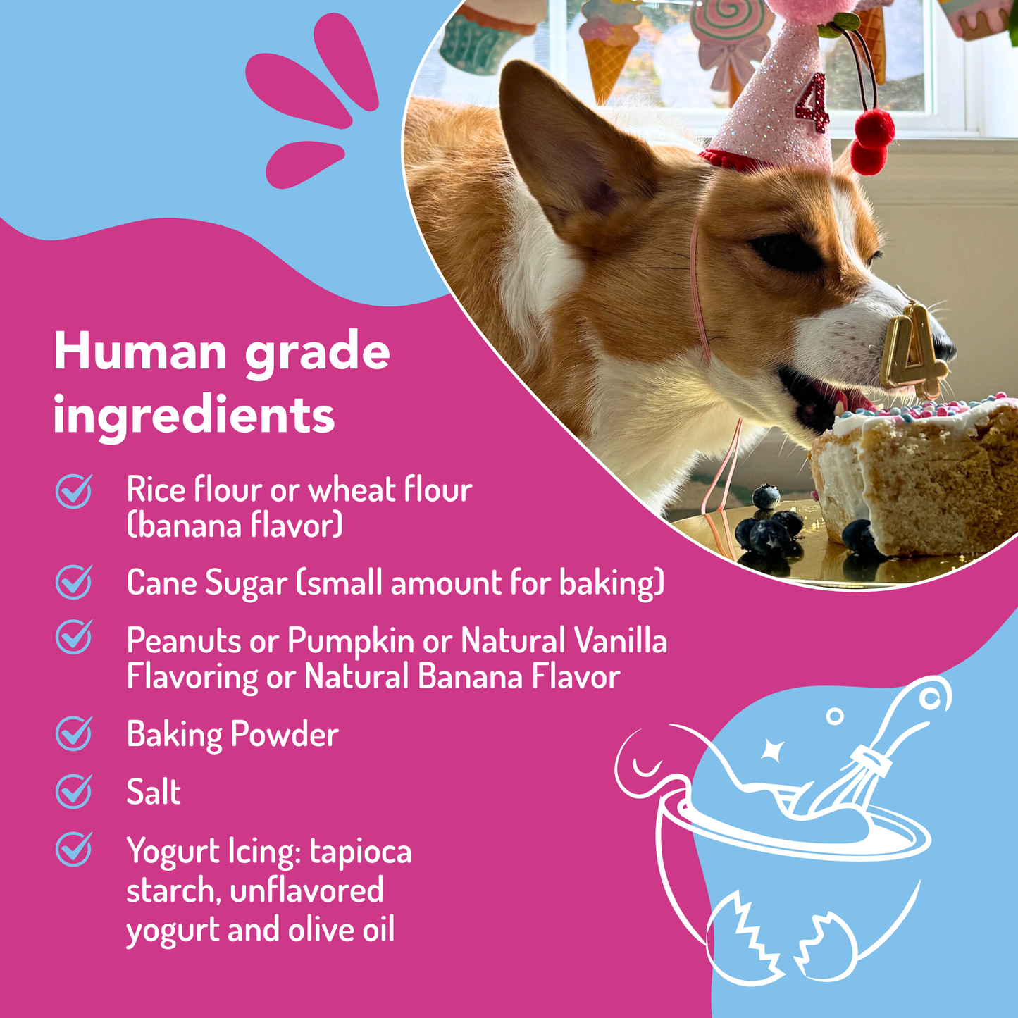 Puppy Cake - Dog Birthday with Pupfetti Sprinkles