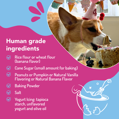Puppy Cake - Dog Birthday with Pupfetti Sprinkles