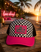 She Stands on Business Checkered Hat