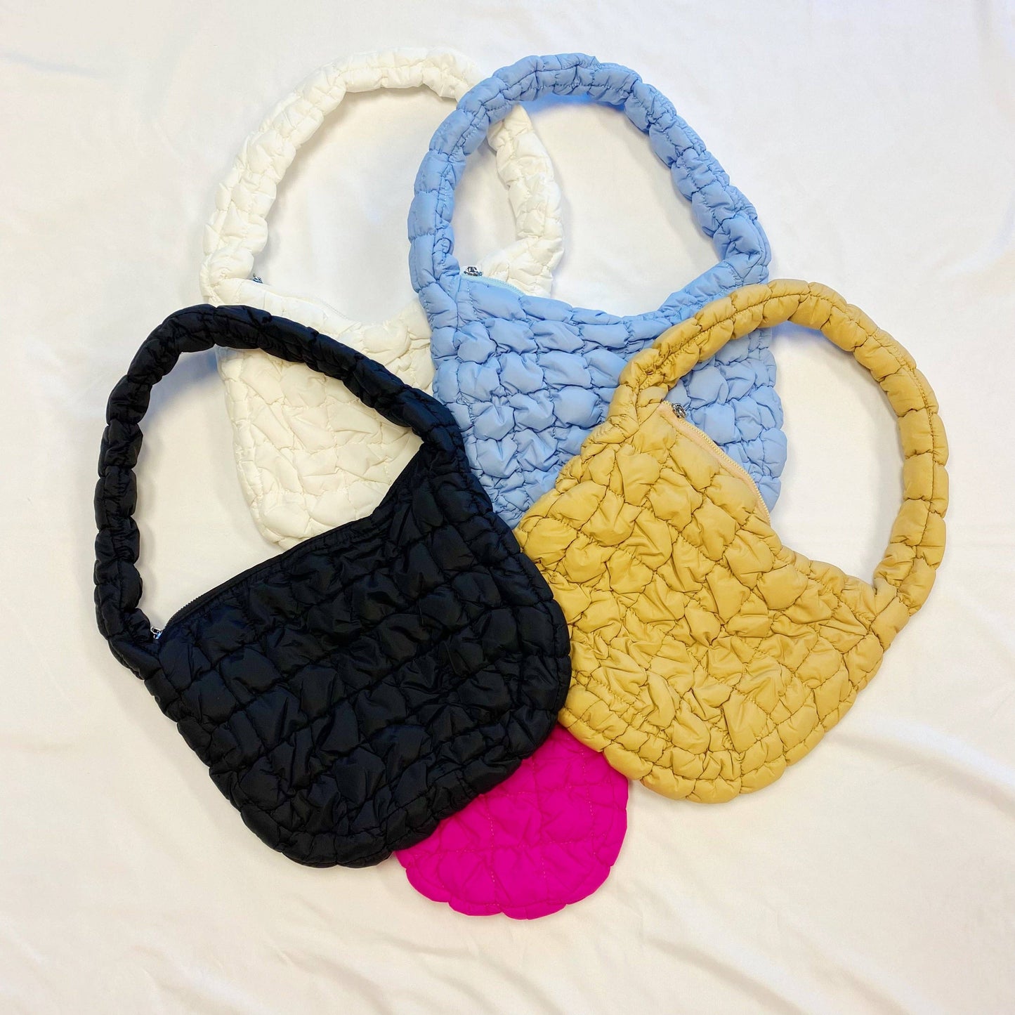 Quilted Bag: Ivory