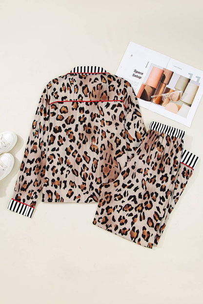 Leopard Pajama Set L