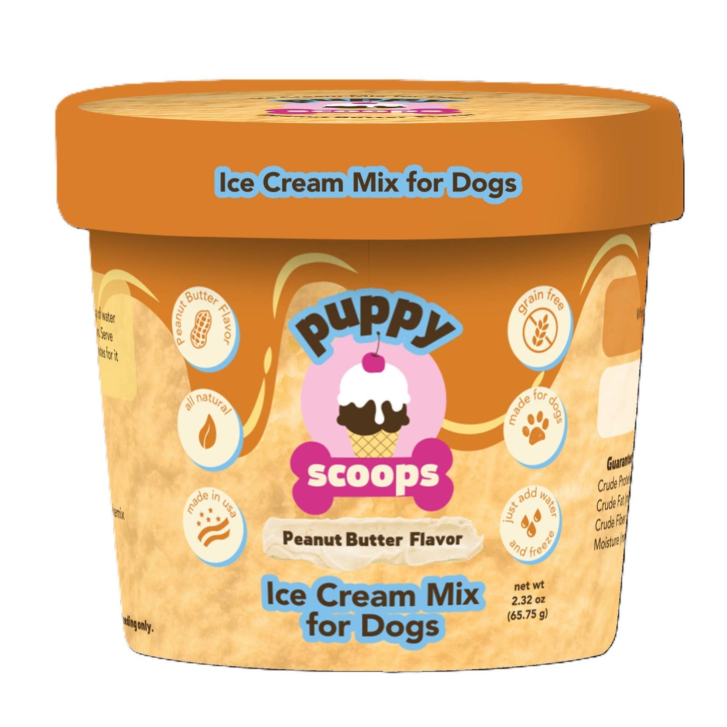 Puppy Ice Cream Mix for Dogs: Maple Bacon