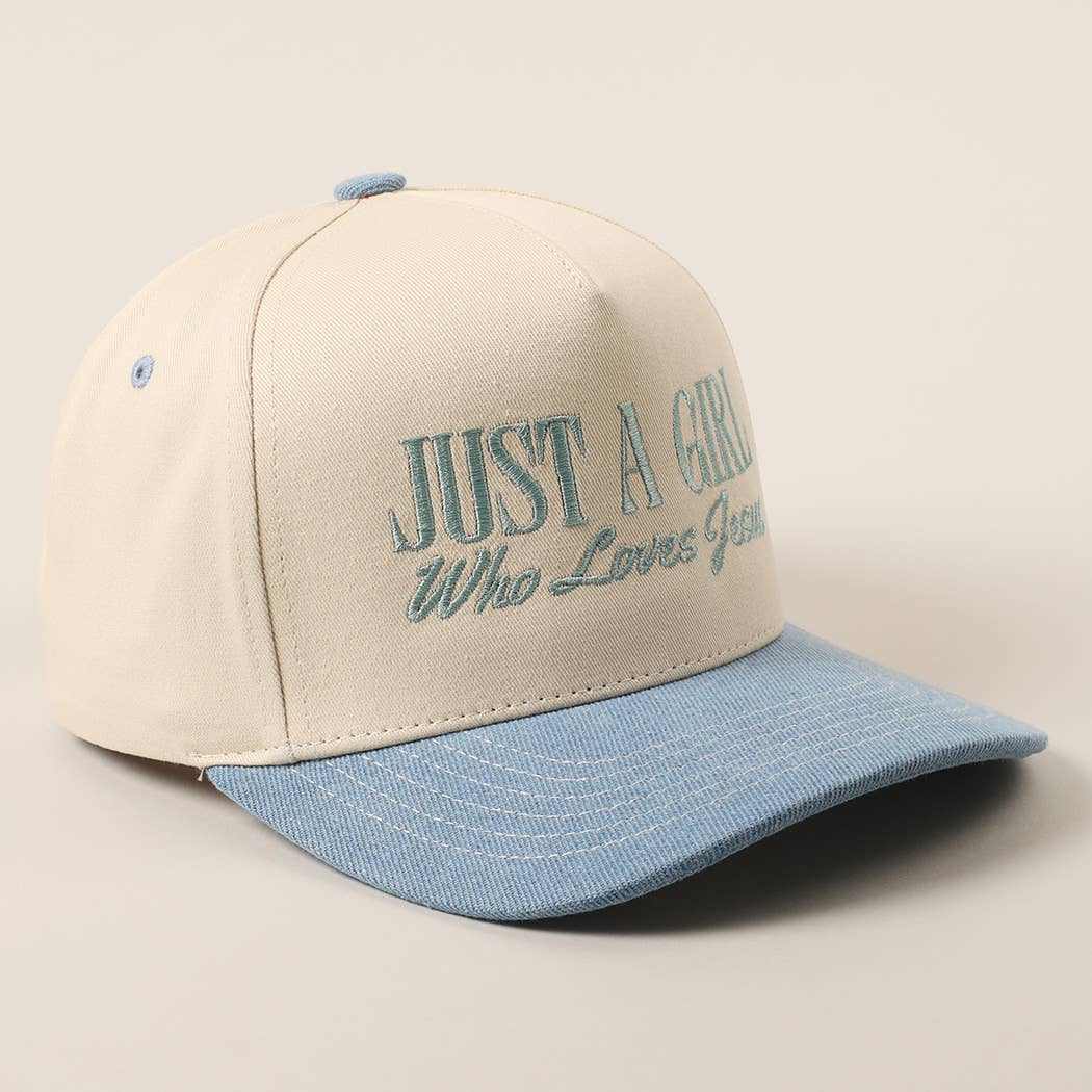 Just A Girl Who Loves Jesus HAT